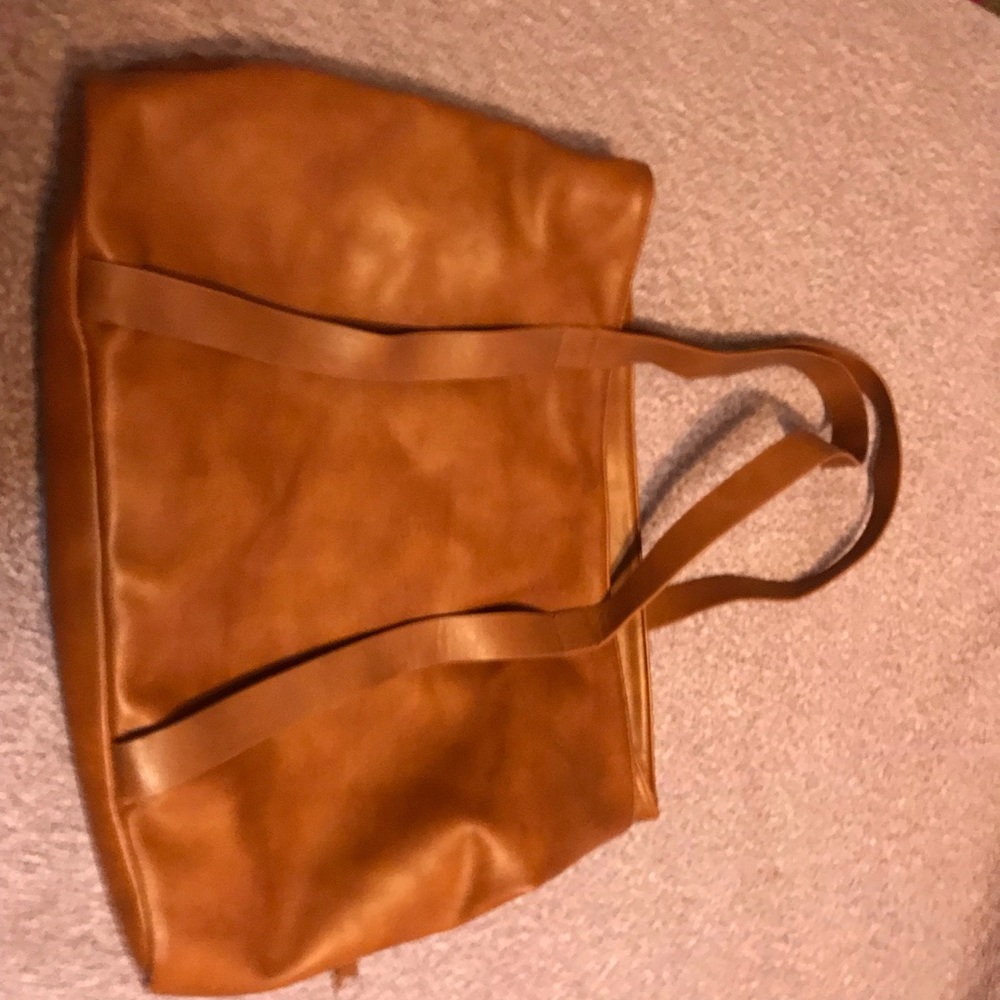 Large tan bag